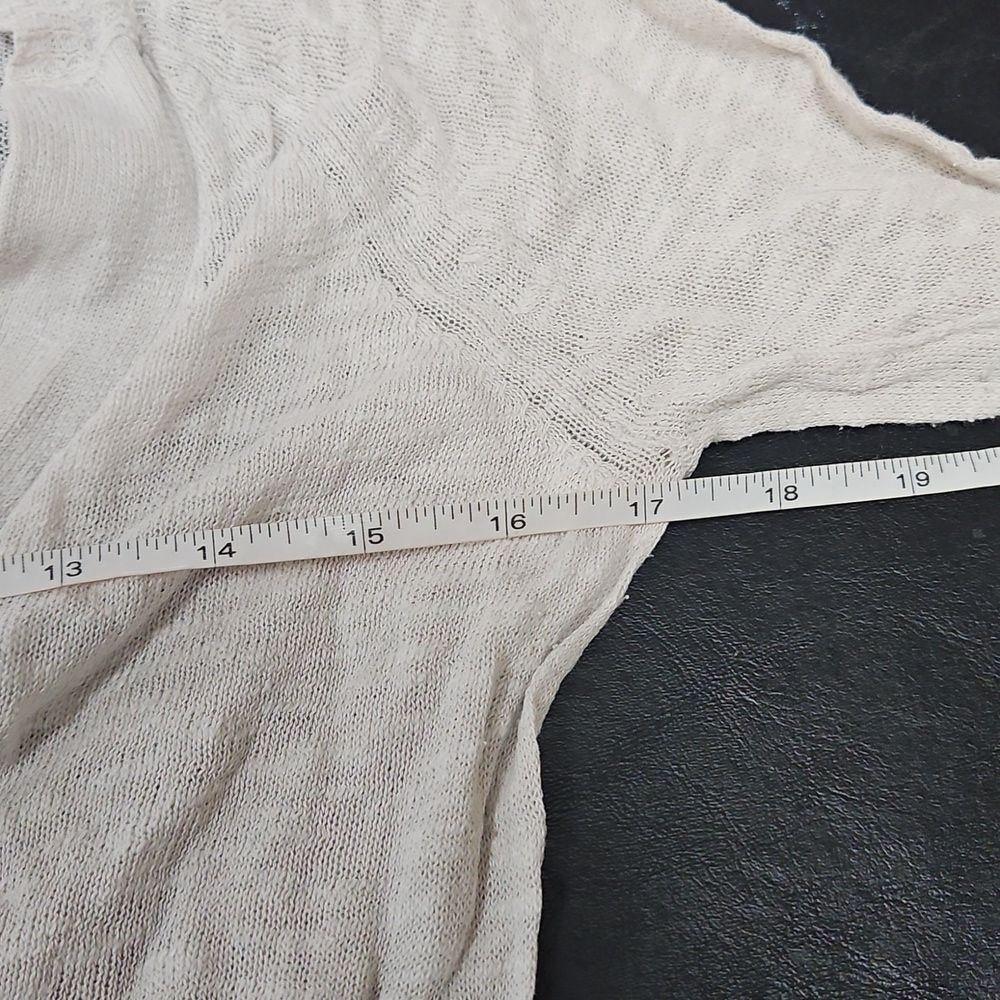 J. Crew Grey Linen Blend Elbow Sleeve Sweater XS Quiet Luxury Minimalist Preppy - Picture 6 of 8